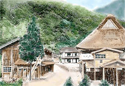 昭和初期の白山温泉白山館